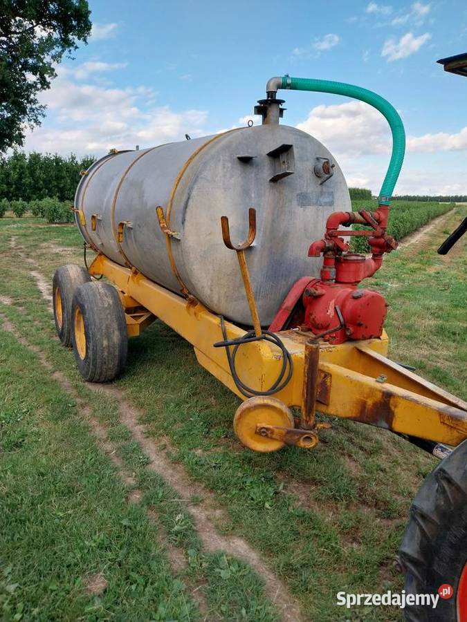 Veenhuis beczkowóz 4000L tandem nieuszkodzony Majdan Moniacki