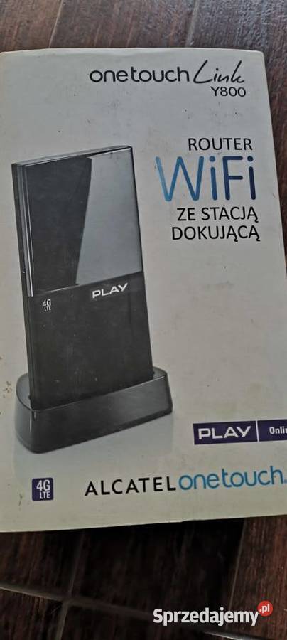 Router mobilny alcatel y800 ze stacją dokującą śląskie Gliwice sprzedam