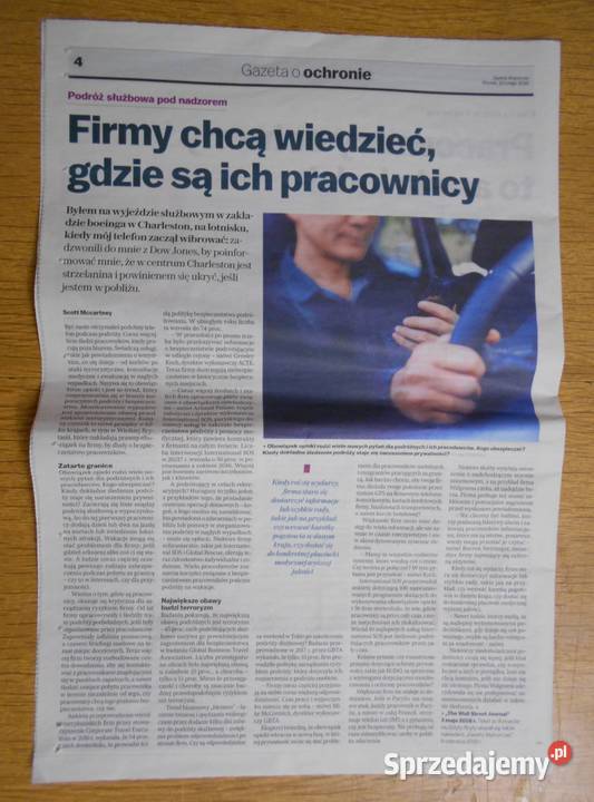Gazeta o OCHRONIE Gazeta Wyborcza