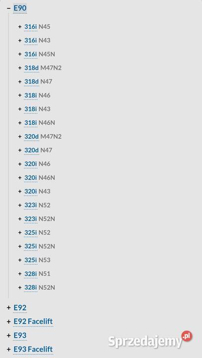 Zwrotnica tył Lewa Prawa BMW e81 e82 E87 e88 E90 osobowe Dębica sprzedam