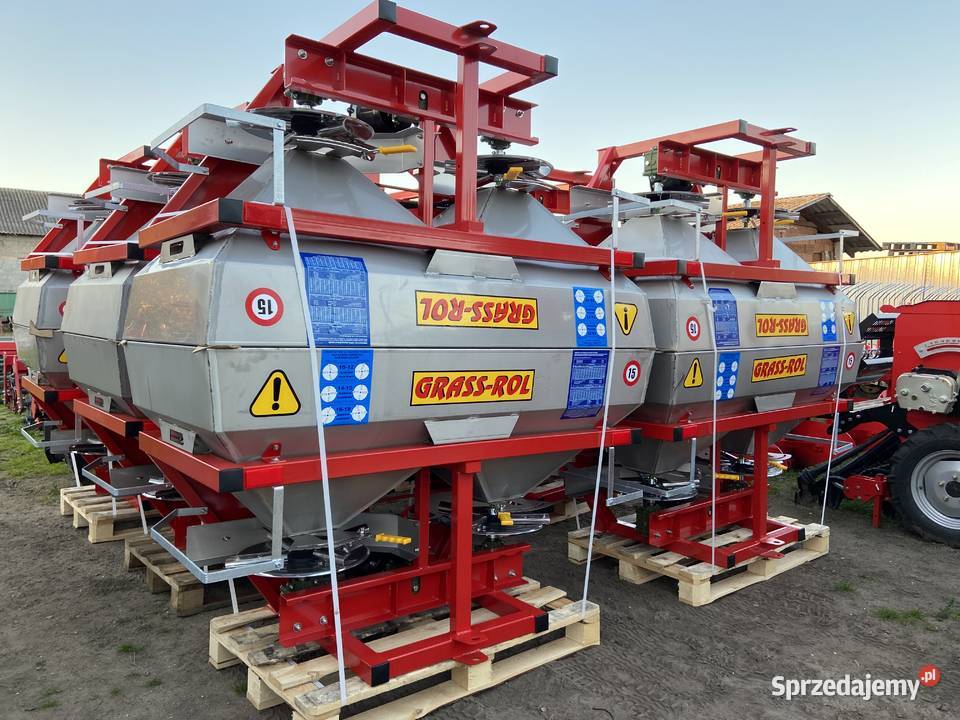 GRASSROL Rozsiewacz dwutarczowy 600L 1000L 1400L Częstochowa