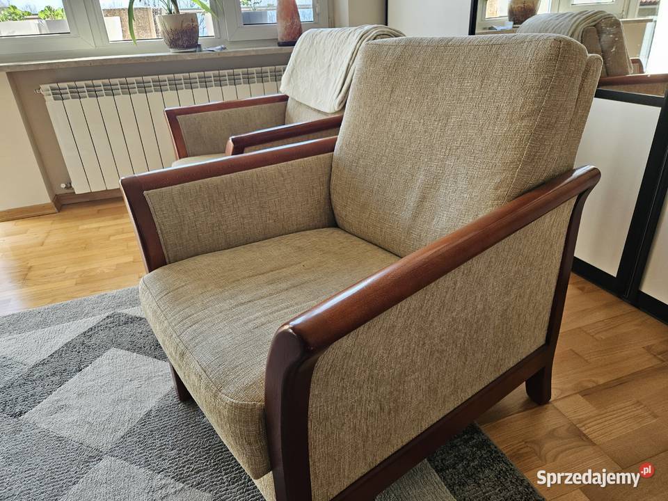 Stylowy zestaw wersalka i 2 fotele Dobczyce sprzedam