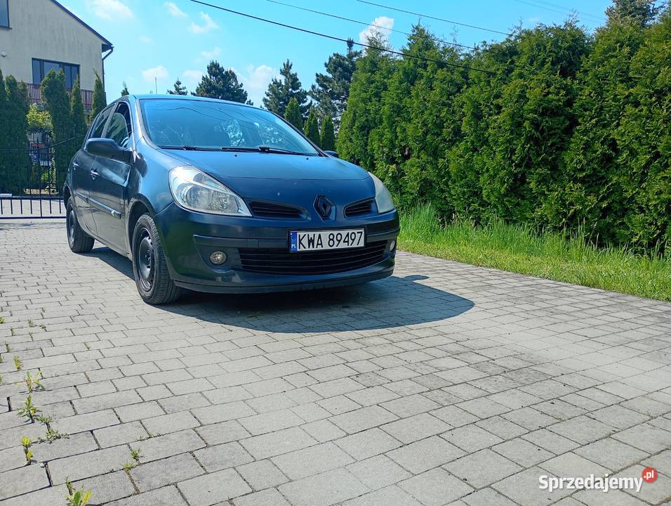 Renault Clio 3 15 dCi okazja nieuszkodzony Wadowice