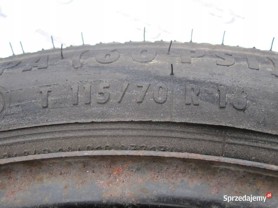 OPEL VECTRA C koło dojazdowe 1157016 92M 5x110 Opony i felgi