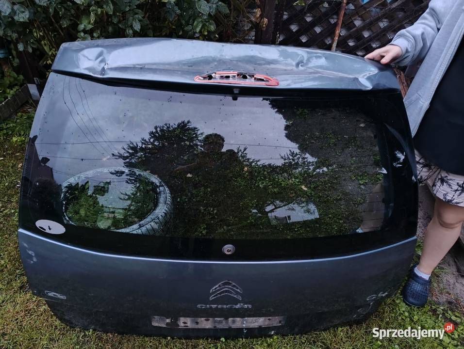 Cała szyba tylna klapy bagażnika Citroen C4 Krotoszyn sprzedam