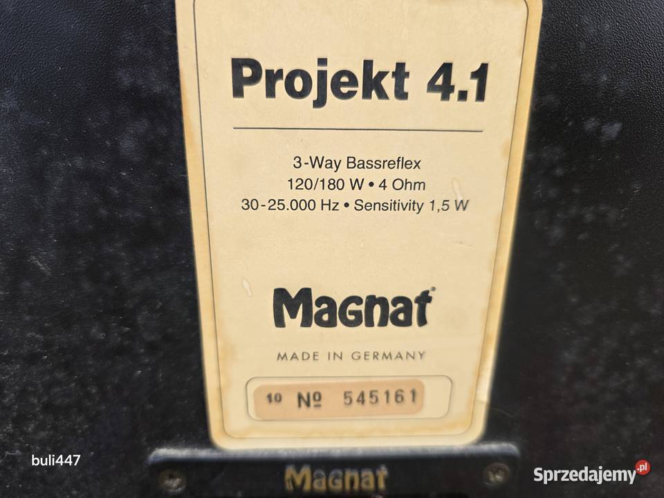 kolumny magnat project 41 120w 4ohm śląskie Chełm Śląski