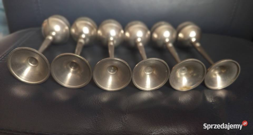 Kieliszki platerowane kpl 6 sztuk Nakło nad Notecią