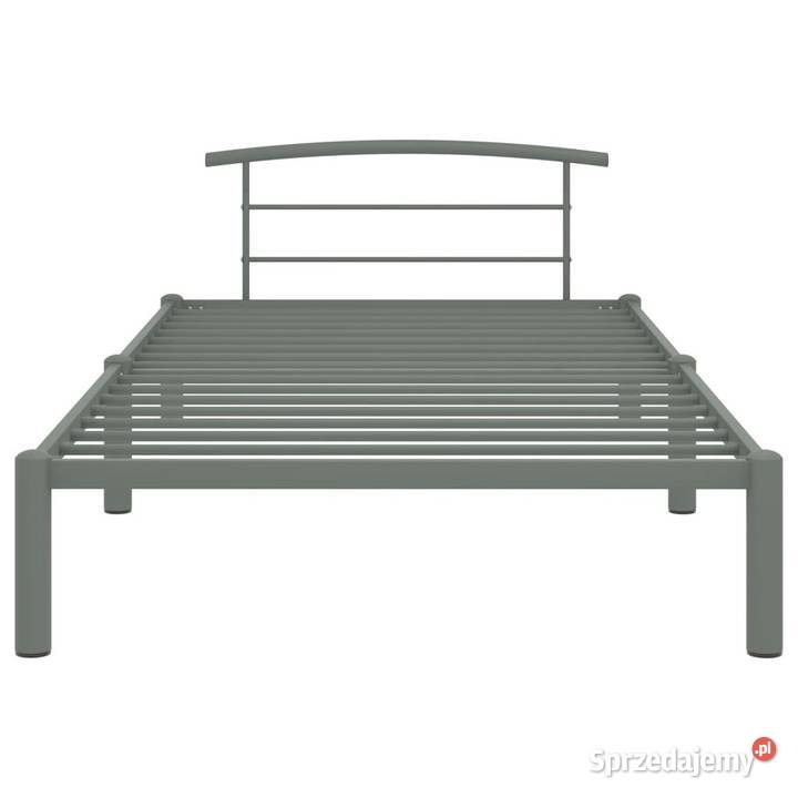 vidaXL Rama łóżka szara metalowa 100 x 200 Warszawa