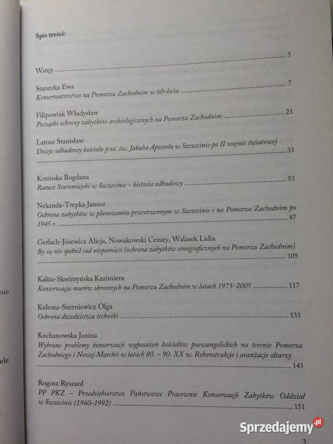 3603 60 Lat Polskich Służb Konserwatorskich Na Szczecin