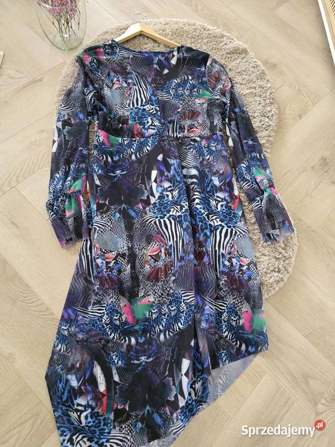 Sukienka z Siateczki asymetryczna śląskie sprzedam