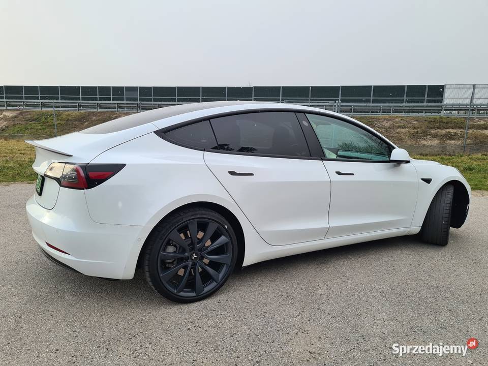 Tesla model 3 Long Range bateria 75kw zasieg 480 Motoryzacja podkarpackie Rzeszów