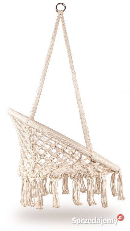 Fotel wiszący huśtawka ogrodowa bocianie gniazdo