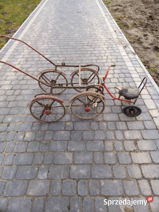 Sprzedam stary wózek i rowerek Milejów sprzedam