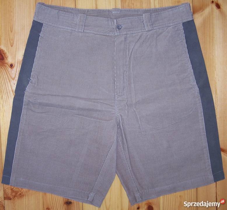 Krótkie spodenki szorty sztruksowe Blend z USA Rozmiar L Odzież i bielizna męska