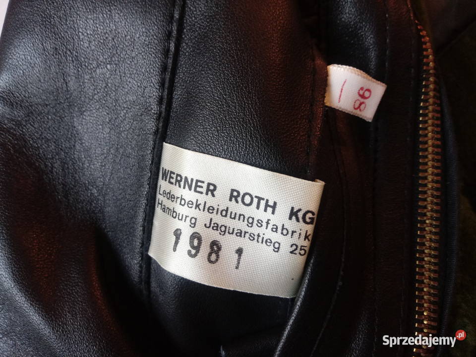 skórzana kurtka policyjna niemiecka męska na mazowieckie Piotrówek