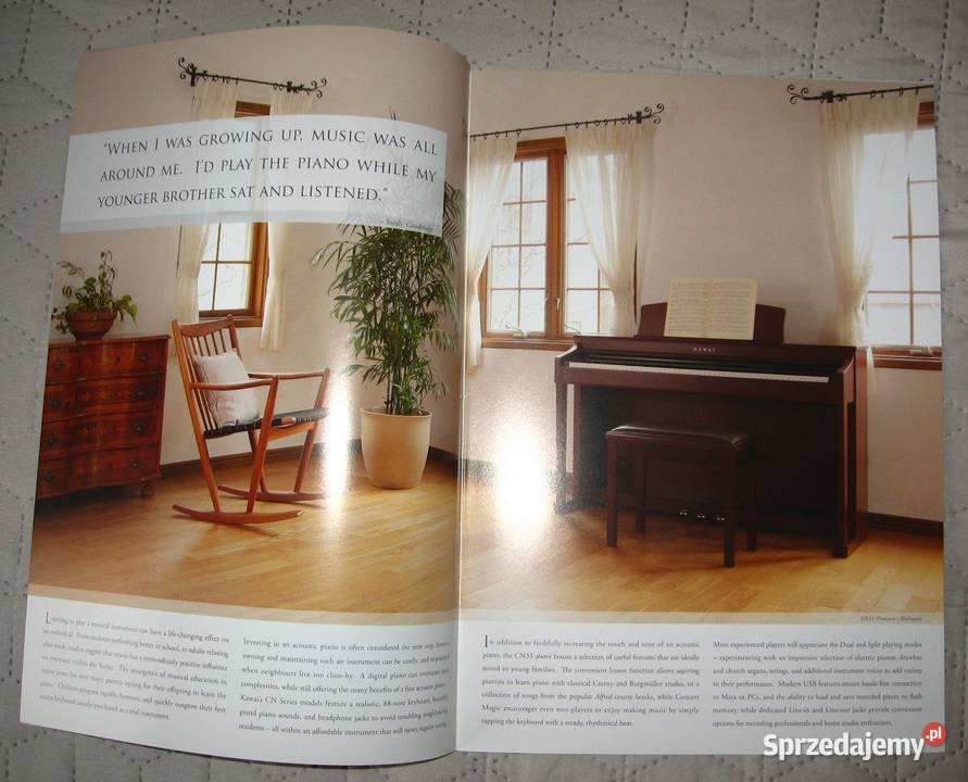 KAWAI CN3323 brochure broszura informacyjna Kępice