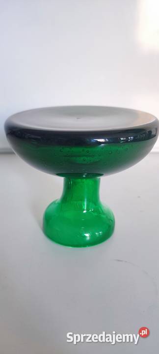 Świecznik szkło antico Tarnowskie Góry