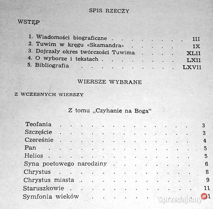 Wiersze wybrane Julian Tuwim Chełm