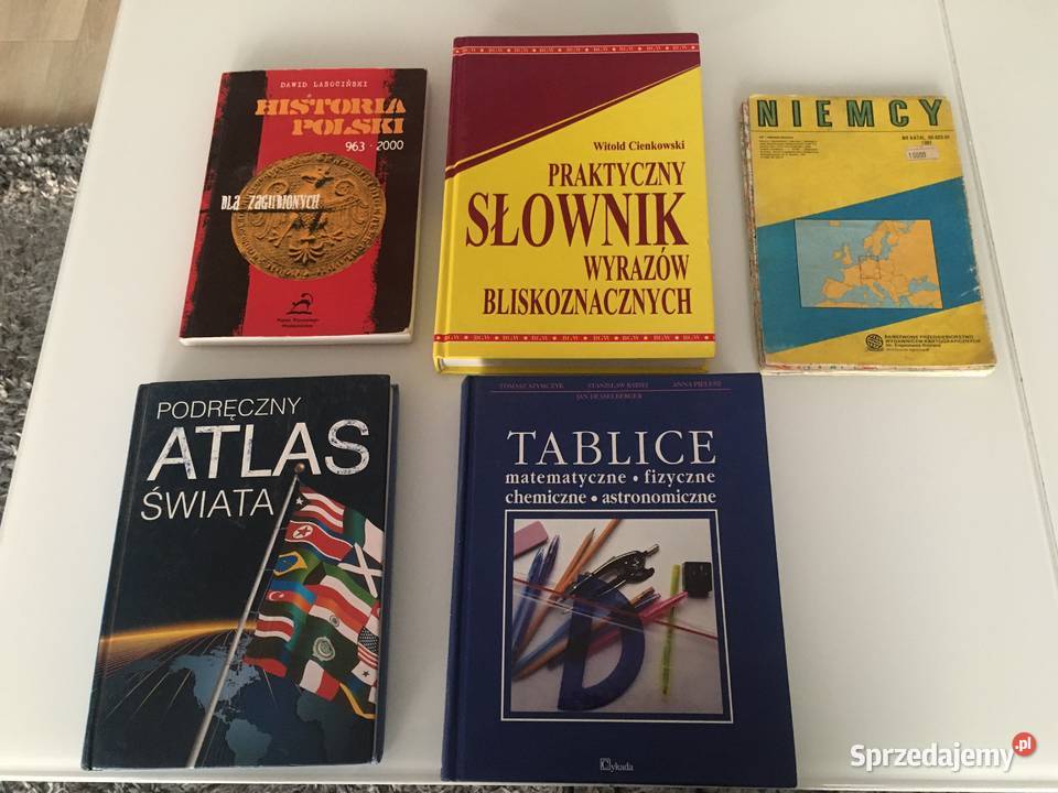 Słownik Tablice matematyczne Historia Polski Kołobrzeg