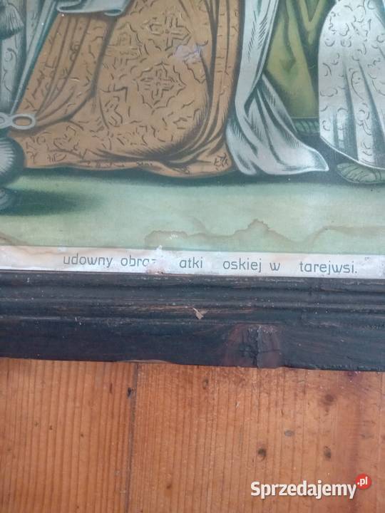 Obraz swiety Cudowny obraz w starej wsi Gdów