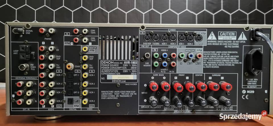 Amplituner Denon AVR 1803 Szampański opolskie Grodków
