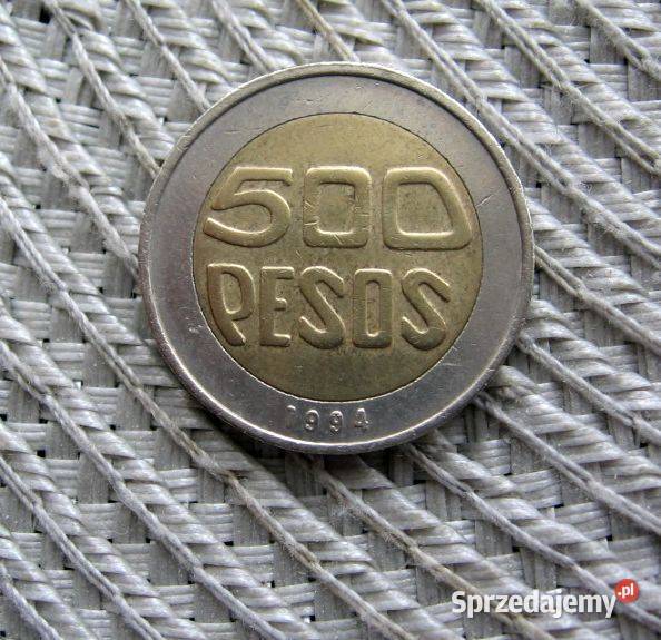 Kolumbia 500 Pesos 1994r