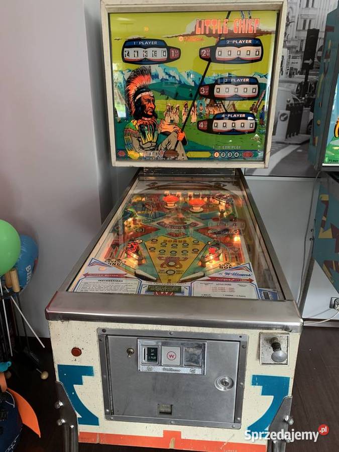 Pinball Flipper Little Chief Williams Chojnice