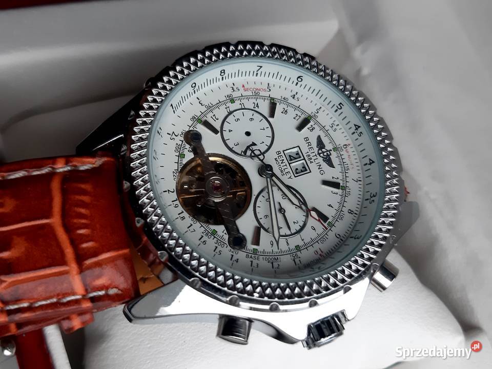 Breitling For Bentley Motors zegarek piękny na rękę Zegarki Podkowa Leśna