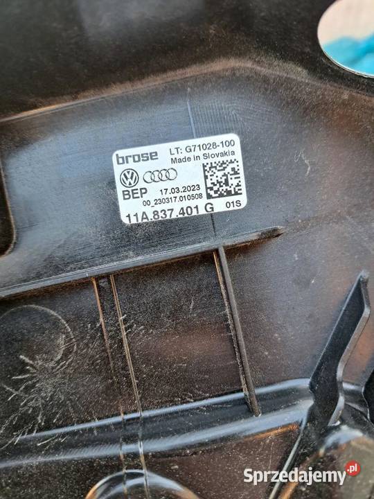 Lewy Mechanizm podnośnik szyby Audi Q4 Mechanizmy opuszczania szyb
