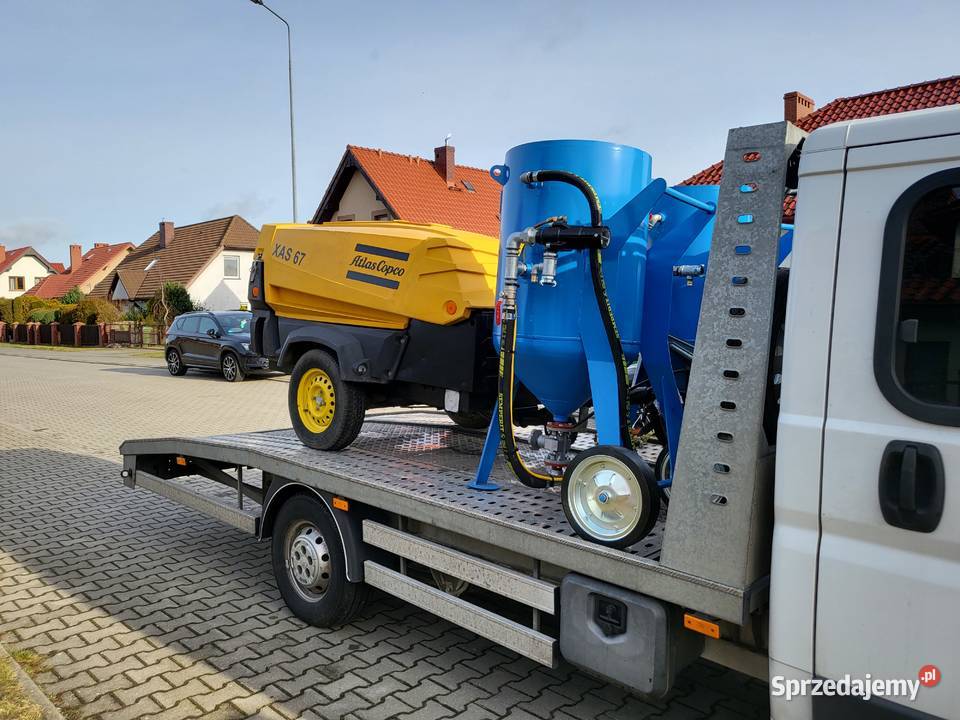Atlas copco Nowa piaskarka zestaw gotowy do Nowogard
