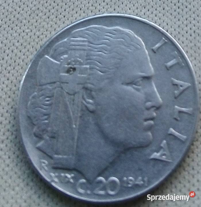 WŁOCHY20 CENTESIMI1941 r mazowieckie sprzedam
