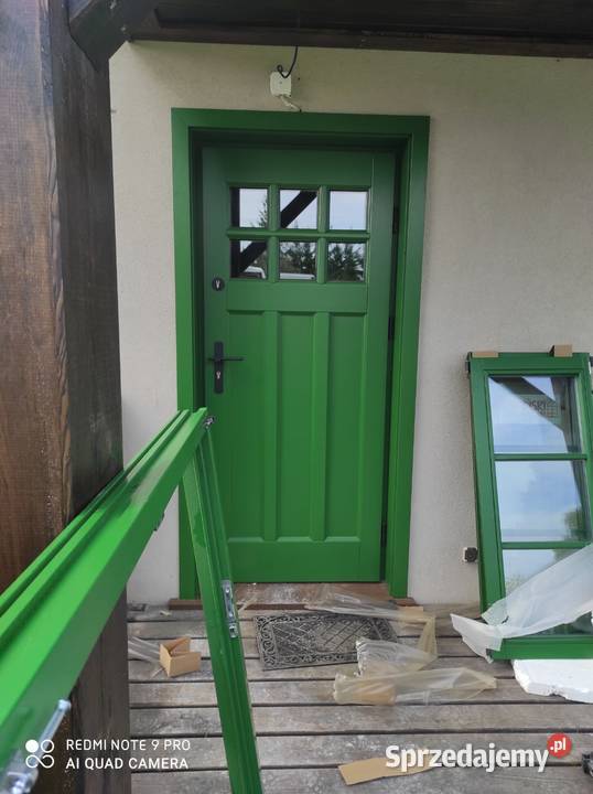 Drzwi Zewnętrzne Wejściowe Drewniane ANGIELSKIE Stargard