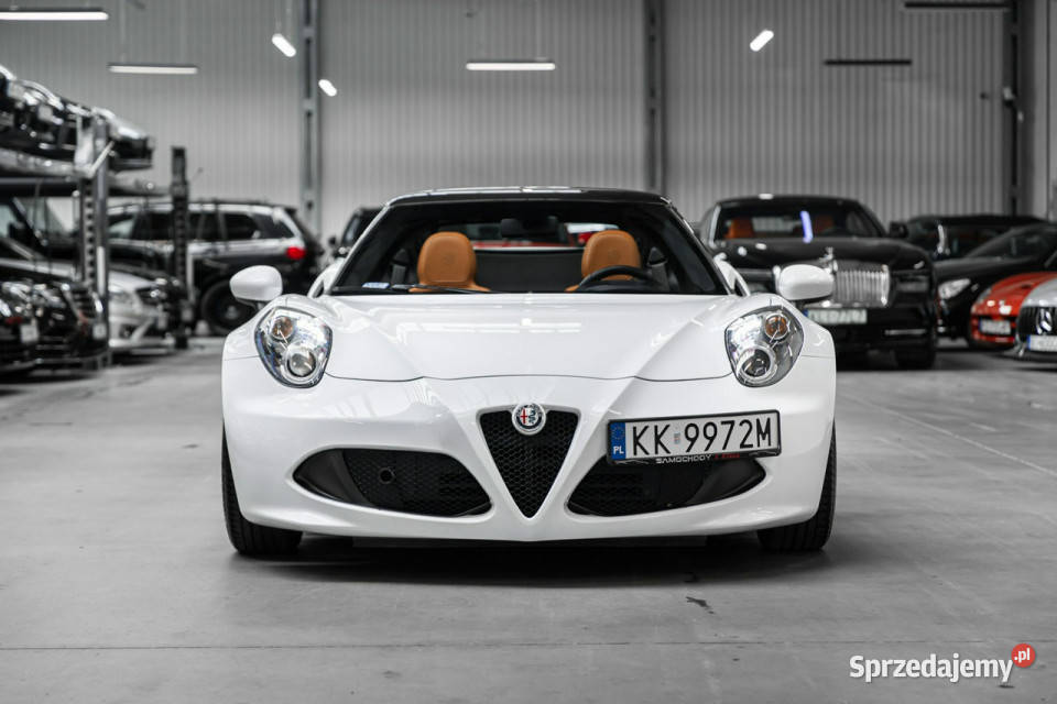 Alfa Romeo 4C SPIDER Krajowa 1 właściciel elektryczne lusterka małopolskie Węgrzce