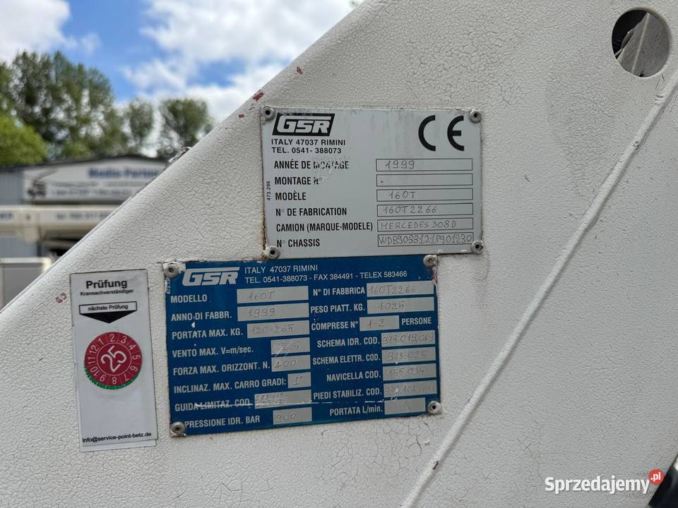 Sprzedam podnośnik koszowy GSR Katowice sprzedam