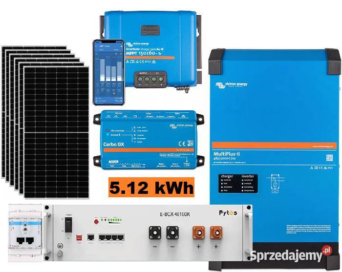 Magazyn Energii 512 kWh 3kW PV 5kVA 50A