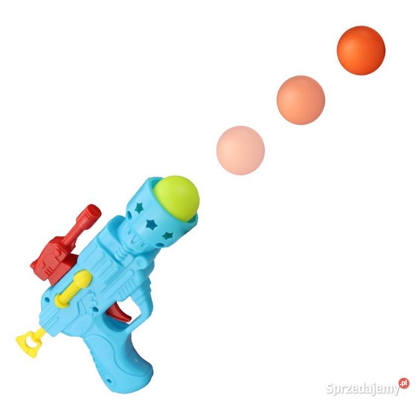 Pistolet zabawka na lekkie piłeczki plastikowe kujawsko-pomorskie Bydgoszcz