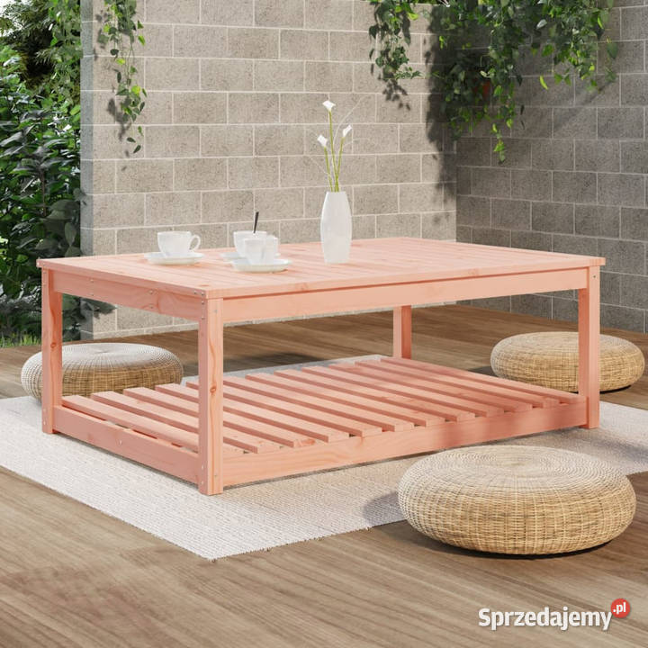 Stolik ogrodowy 121x825x45 lite drewno Warszawa