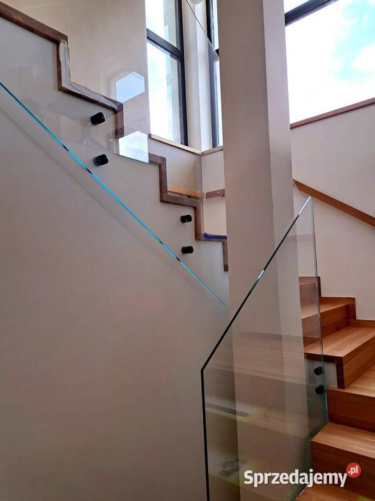 Szklane balustrady wewnętrzne i zewnętrzne mazowieckie Mińsk Mazowiecki
