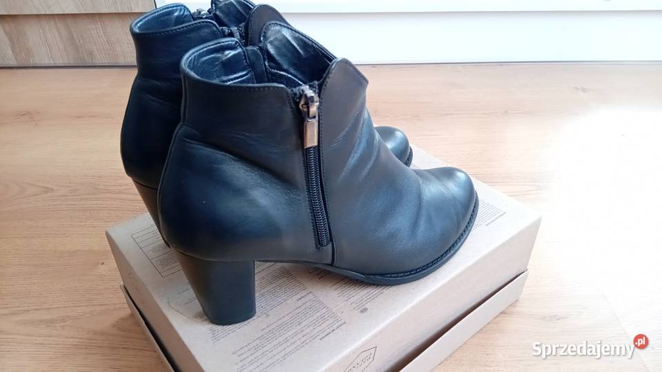 Buty trzewiki botki skóra r40 Rawicz