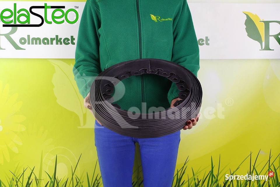 Obrzeże trawnikowe elastyczne czarne Elasteo Cieśle