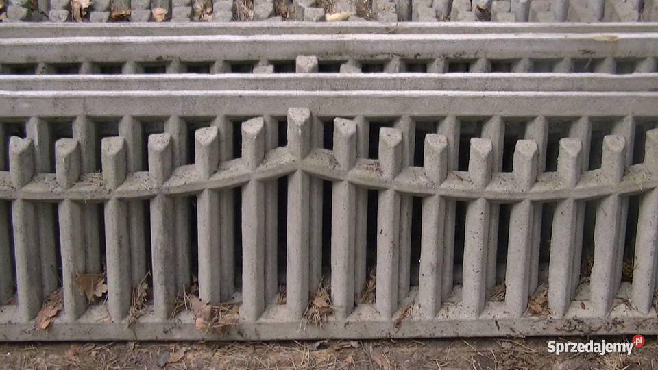 płot betonowy Żarki-Letnisko sprzedam