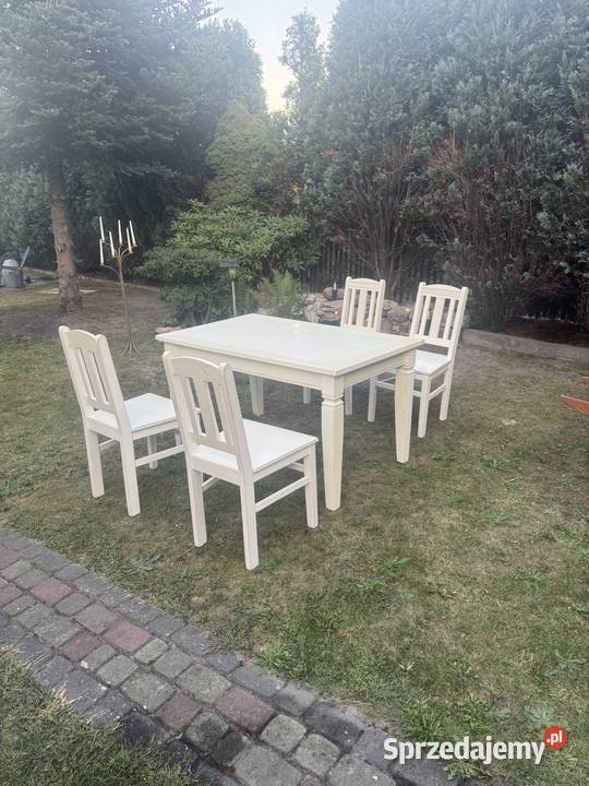 Stół kuchenny z krzesłami 85cm