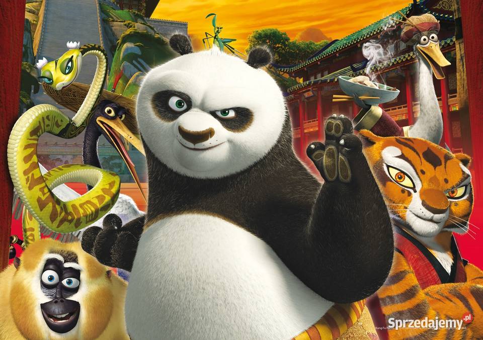 Puzzle Kung Fu Panda 60 elementów Clementoni 5 lat+ Szczecin