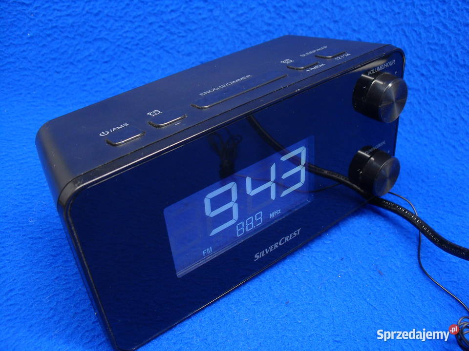 RADIOZEGARBUDZIK Z USB