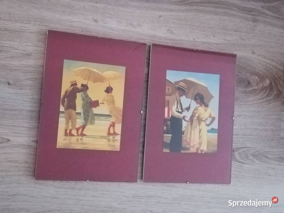 Dwa obrazki na ścianę ramka na zdjęcie wielokolorowy Dekoracje i ozdoby Łódź