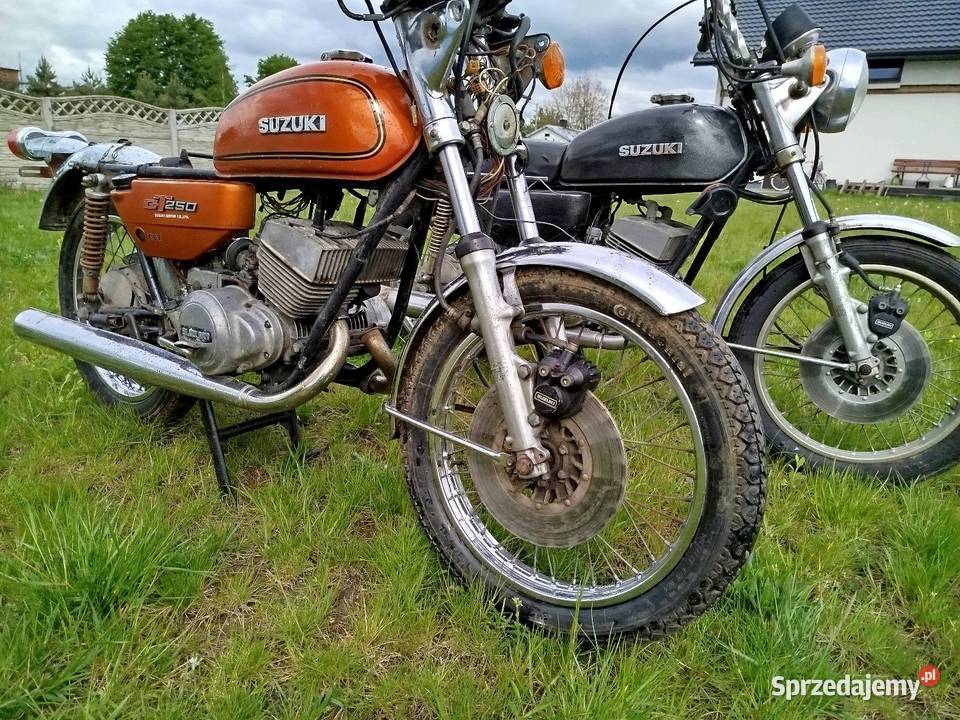 Suzuki GT250 z 1977 roku dokumenty Yamaha Suzuki Radomsko