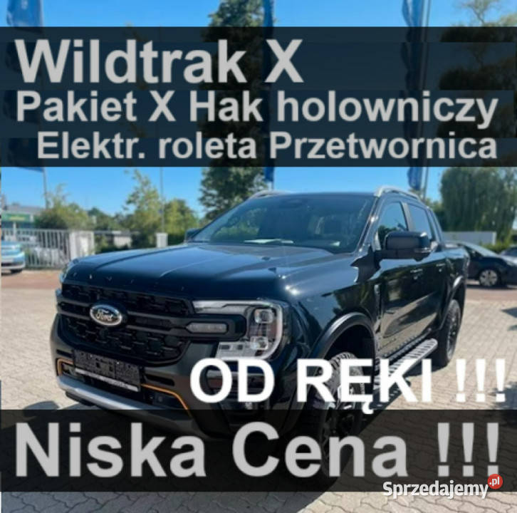 Ford Ranger Wildtrak X 205 4x4 Pakiet X Super czujnik deszczu Szczecinek