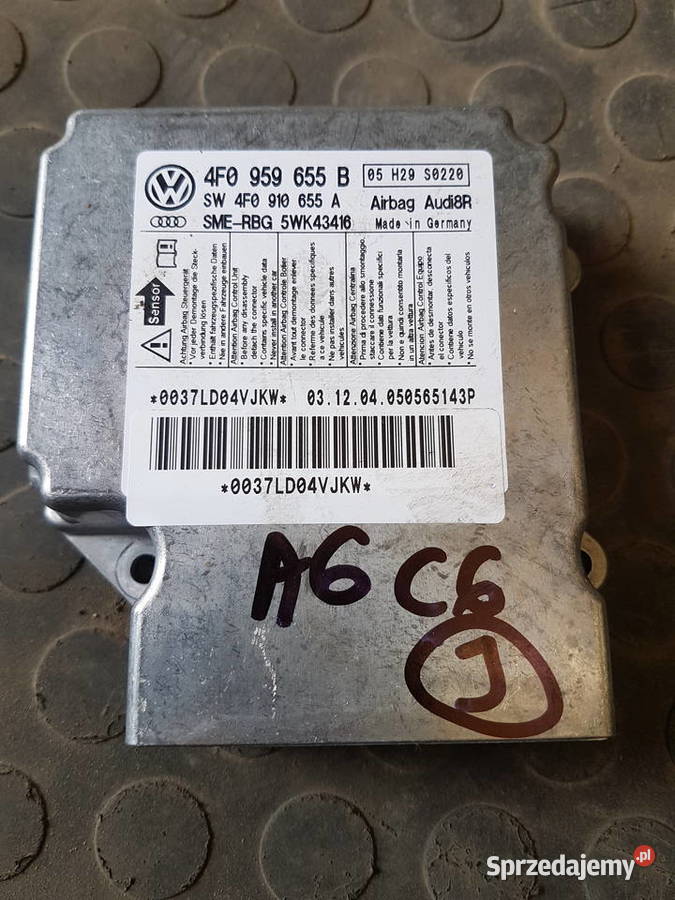 AUDI A6 C6 MODUL PODUSZEK AIR BAG STEROWNIK osobowe Turkowice