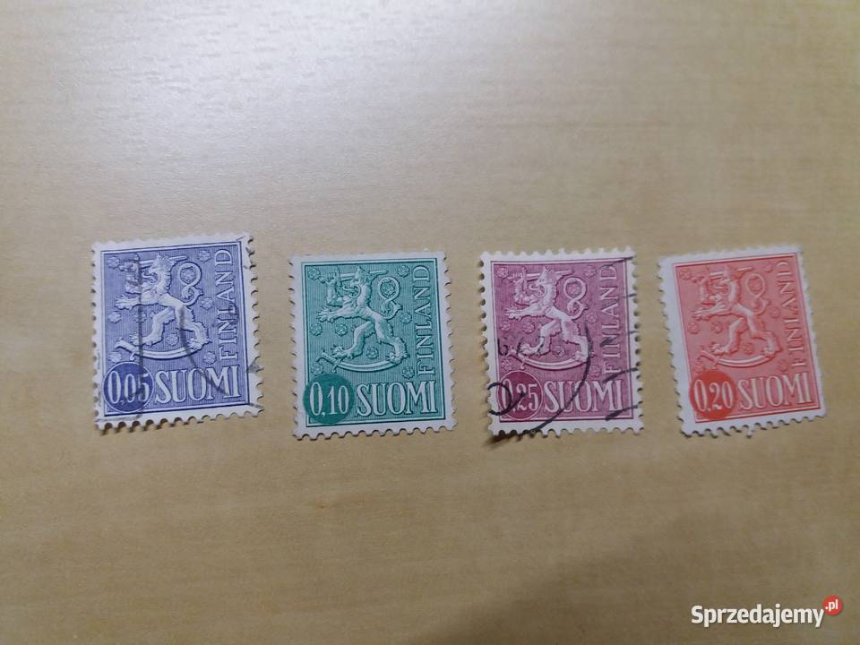 Znaczki Belgia Holandia Norwegia Finlandia Dania śląskie sprzedam