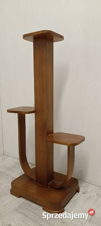kwietnik art deco stojak na kwiaty stary
